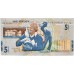 SCOTLAND 1978 - 2018 . FIVE 5 POUNDS BANKNOTE . JACK NICKLAUS